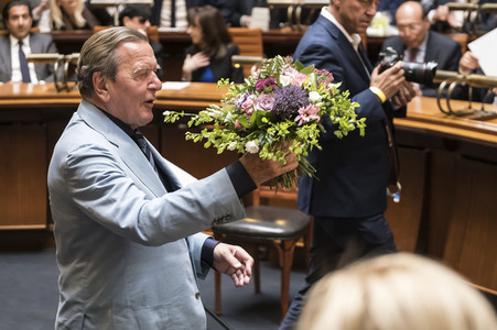 Empfang zum 75. Geburtstag von Gehard Schröder in Hannover
