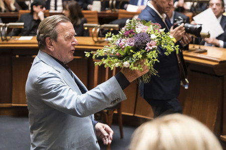 Empfang zum 75. Geburtstag von Gehard Schröder in Hannover