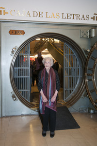 Ida Vitale im Instituto Cervantes in Madrid