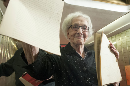 Ida Vitale im Instituto Cervantes in Madrid