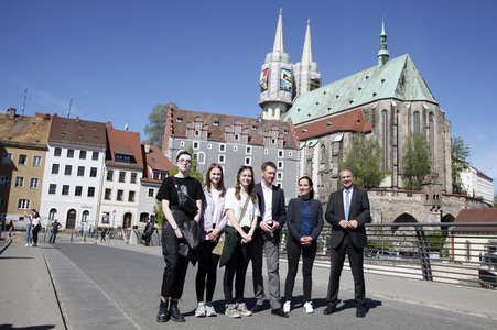 Enthüllung der Graffiti-Kunstwerke von MadC in Görlitz