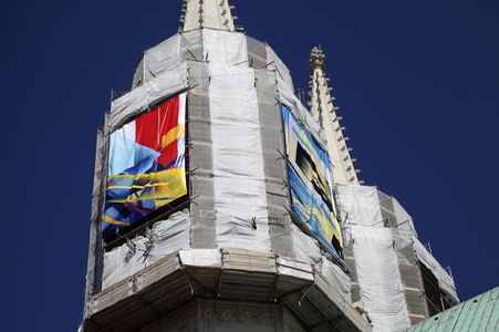 Enthüllung der Graffiti-Kunstwerke von MadC in Görlitz