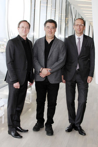 Pressekonferenz zur Vorstellung des neuen Chefdirigenten der Elbphilharmonie in Hamburg