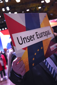 Europawahlkampf-Auftakt von CDU und CSU in Münster