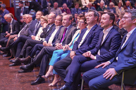 Europawahlkampf-Auftakt von CDU und CSU in Münster