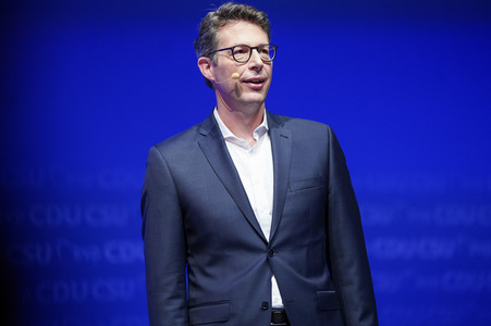 Europawahlkampf-Auftakt von CDU und CSU in Münster