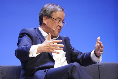 Europawahlkampf-Auftakt von CDU und CSU in Münster