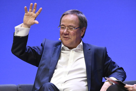 Europawahlkampf-Auftakt von CDU und CSU in Münster