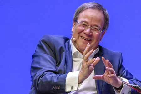 Europawahlkampf-Auftakt von CDU und CSU in Münster