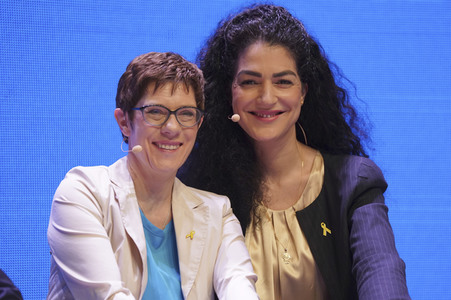 Europawahlkampf-Auftakt von CDU und CSU in Münster