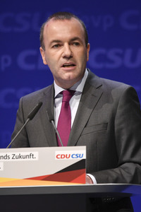 Europawahlkampf-Auftakt von CDU und CSU in Münster