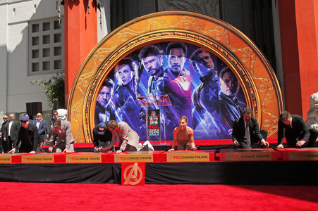 Hand and Footprint Ceremony mit den 'Avengers: Endgame'-Darstellern in Los Angeles