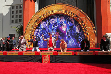 Hand and Footprint Ceremony mit den 'Avengers: Endgame'-Darstellern in Los Angeles