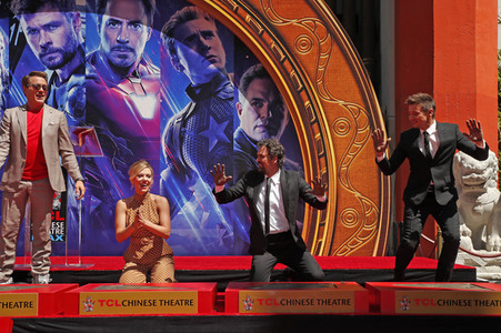 Hand and Footprint Ceremony mit den 'Avengers: Endgame'-Darstellern in Los Angeles