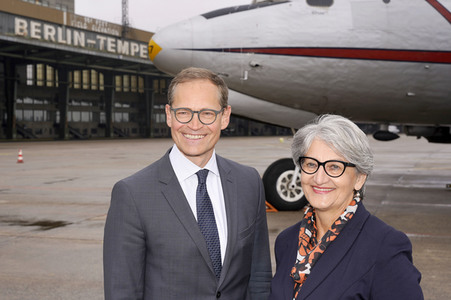 Pressekonferenz 'Fest der Luftbrücke' in Berlin