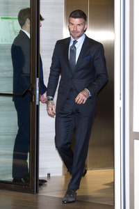 Photocall mit David Beckham in Madrid