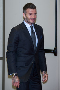Photocall mit David Beckham in Madrid