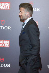 Photocall mit David Beckham in Madrid