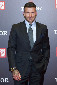 Photocall mit David Beckham in Madrid