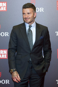 Photocall mit David Beckham in Madrid