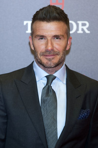 Photocall mit David Beckham in Madrid