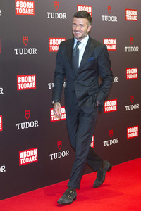 Photocall mit David Beckham in Madrid