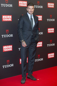 Photocall mit David Beckham in Madrid