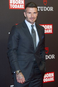 Photocall mit David Beckham in Madrid