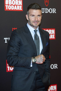 Photocall mit David Beckham in Madrid