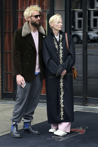 Tilda Swinton und Sandro Kopp in New York