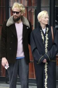 Tilda Swinton und Sandro Kopp in New York