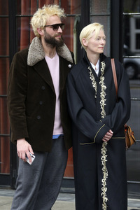 Tilda Swinton und Sandro Kopp in New York