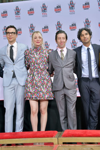 Handprints Ceremony mit dem 'The Big Bang Theory' Cast in Los Angeles
