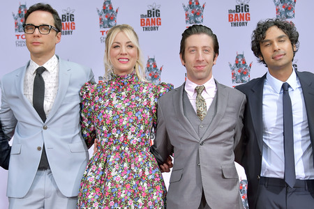 Handprints Ceremony mit dem 'The Big Bang Theory' Cast in Los Angeles