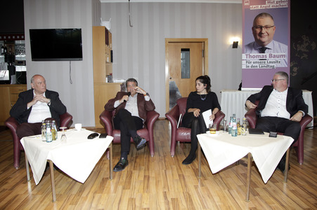 SPD Wahlkampfveranstaltung mit Sigmar Gabriel in Weißwasser