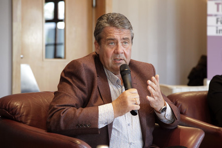 SPD Wahlkampfveranstaltung mit Sigmar Gabriel in Weißwasser