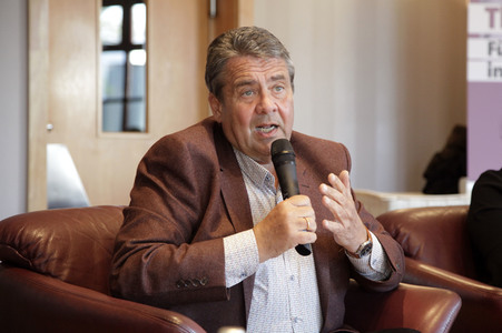 SPD Wahlkampfveranstaltung mit Sigmar Gabriel in Weißwasser