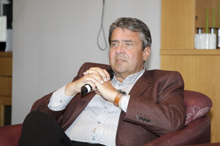 SPD Wahlkampfveranstaltung mit Sigmar Gabriel in Weißwasser