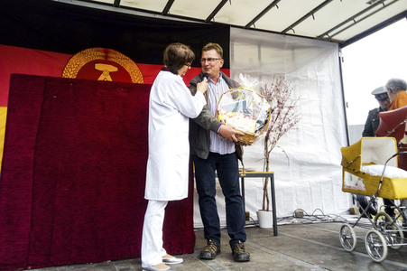 Urte Blankenstein im DDR Museum Pirna