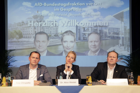 AfD Bundestagsfraktion vor Ort in Görlitz
