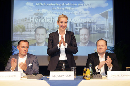 AfD Bundestagsfraktion vor Ort in Görlitz