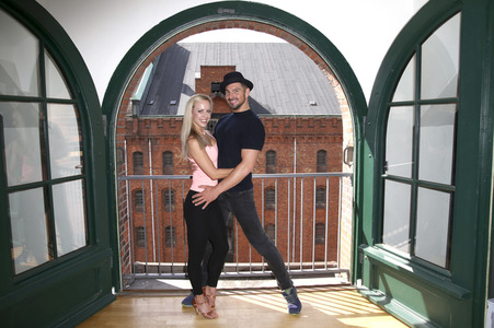 Benjamin Piwko trainiert für 'Let's Dance' in Hamburg