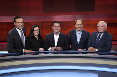 Talkshow 'hart aber fair' in Berlin
