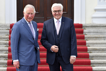 Prinz Charles im Schloss Bellevue in Berlin