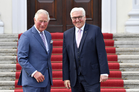 Prinz Charles im Schloss Bellevue in Berlin