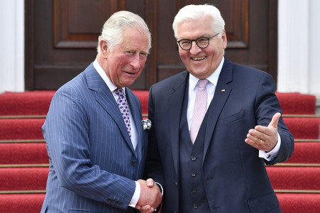 Prinz Charles im Schloss Bellevue in Berlin