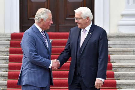 Prinz Charles im Schloss Bellevue in Berlin