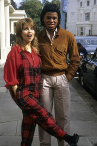 Photocall mit Jermaine Jackson und Pia Zadora in London