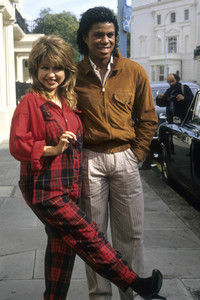 Photocall mit Jermaine Jackson und Pia Zadora in London