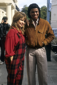 Photocall mit Jermaine Jackson und Pia Zadora in London